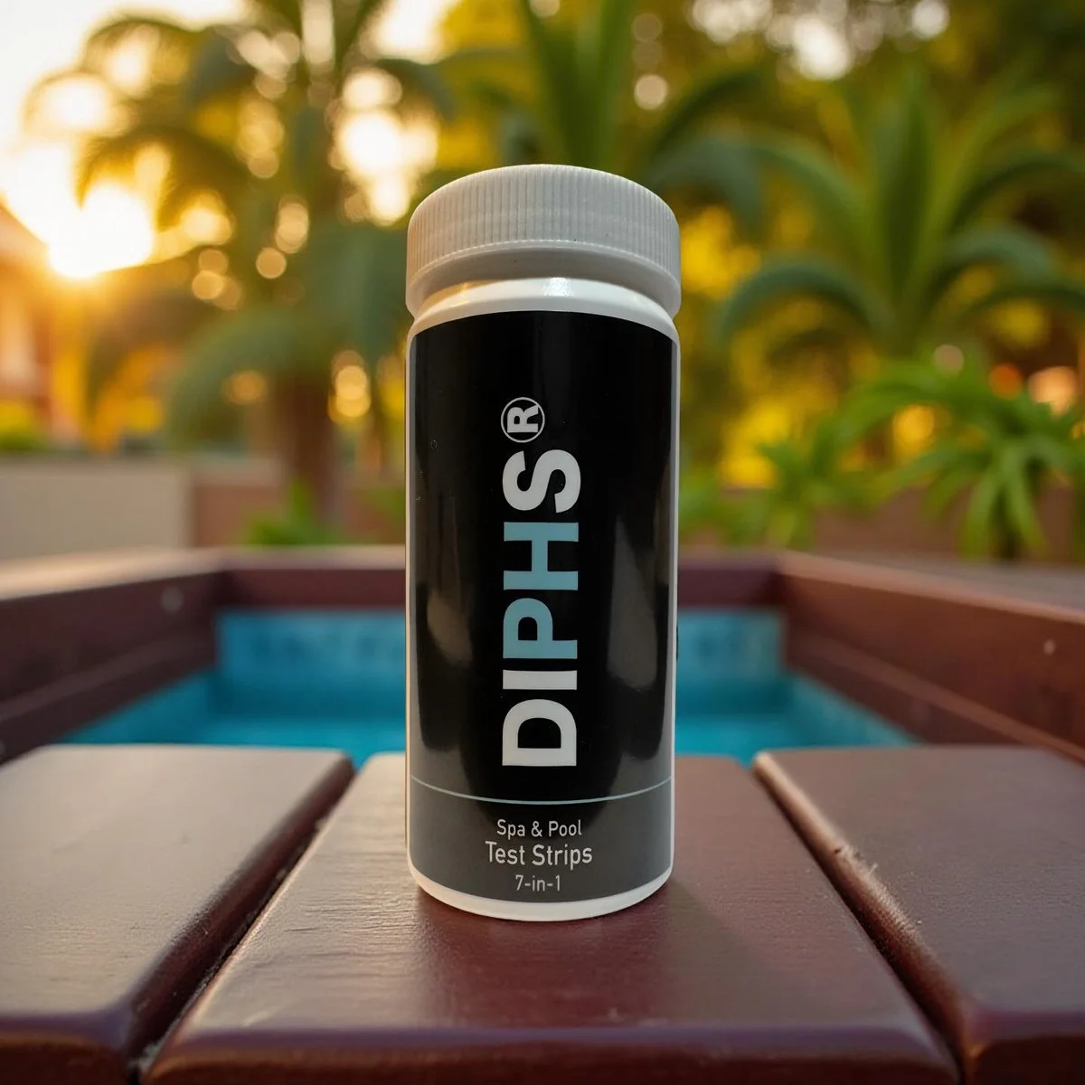 DIPHS 7-in-1 teststrips voor zwembadwater